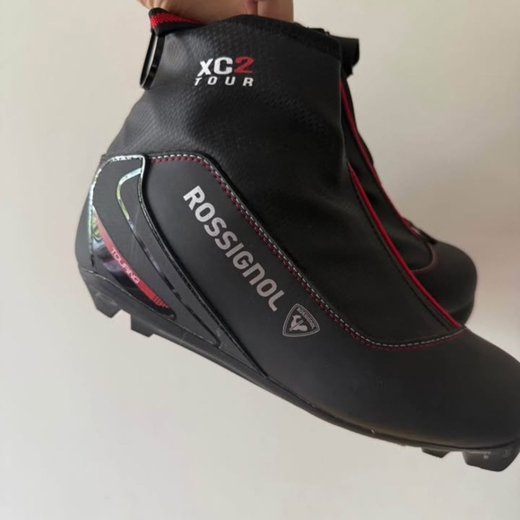 NWOT-ROSSIGNOL WOMEN NORDIC TOURING BOOTS XC 2 FW-Red - Picture 2 of 5